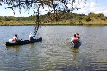 Sunrise or Sunset Canoe Tour on Lake Momella