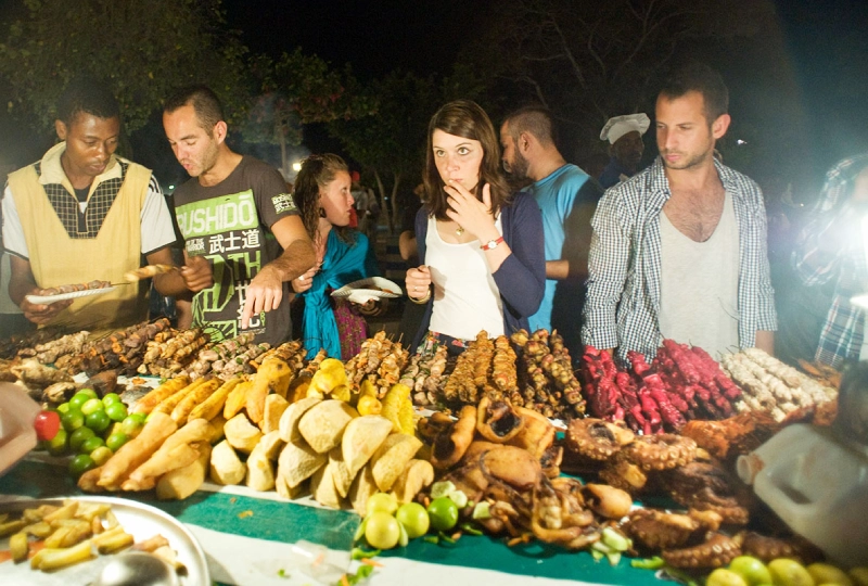 Forodhan Night Market Zanzibar